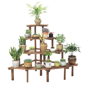 Wood Flower Stand